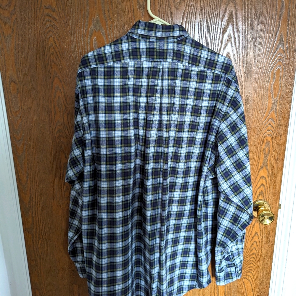 Ralph Lauren Men's Plaid Button Down Shirt Size XL